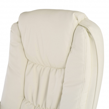 sillon de oficina blanco baltimore piel sintetica brazos tapizados 6