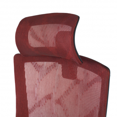 silla ergonomica rojo winter malla brazos regulables 3d doble soporte lumbar reposacabezas 8