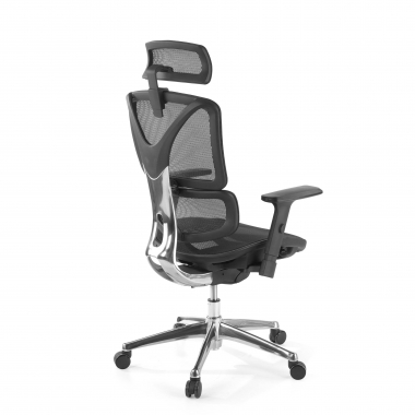 silla ergonomica negro focus malla brazos regulables 3d soporte lumbar 9