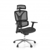 Silla Ergonómica Focus, Estructura aluminio, Respaldo Ajustable
