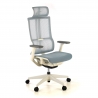 Silla Ergonómica con Reposacabezas Enjoy white, Mecanismo Sincro