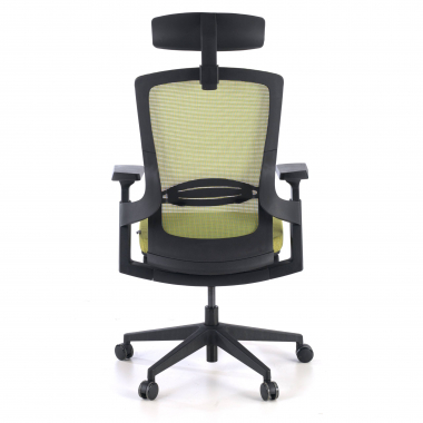 silla ergonomica verde wagner malla brazos regulables 3d soporte lumbar 6