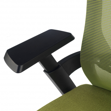 silla ergonomica verde wagner malla brazos regulables 3d soporte lumbar 7