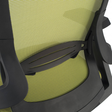 silla ergonomica verde wagner malla brazos regulables 3d soporte lumbar 5