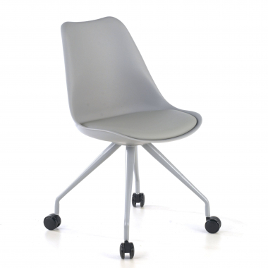 silla de escritorio infantil gris silla de escritorio plastico sin brazos 1