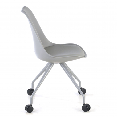 silla de escritorio infantil gris silla de escritorio plastico sin brazos 4
