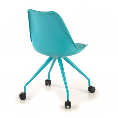 silla de escritorio infantil azul silla de escritorio plastico sin brazos 7