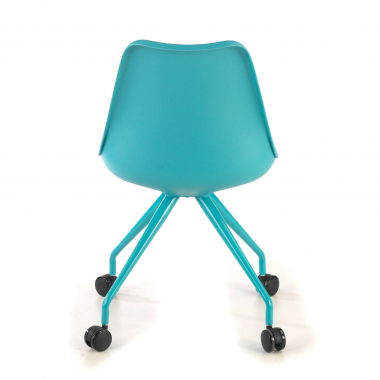 silla de escritorio infantil azul silla de escritorio plastico sin brazos 6