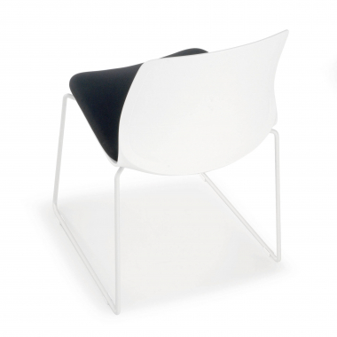 silla confidente negro silla sin brazos tela sin brazos 6