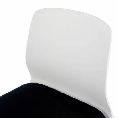silla confidente negro silla sin brazos tela sin brazos 7