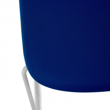 silla confidente blanco azul silla con brazos tela brazos fijos 8