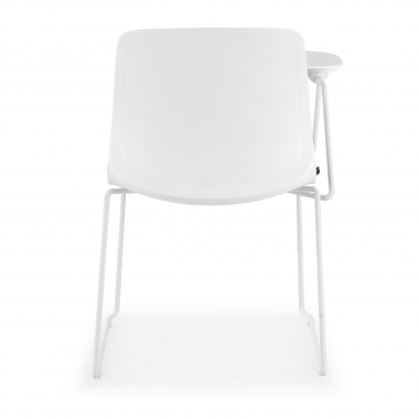 silla con pala blanco negro silla con pala de escritura tela sin brazos 6