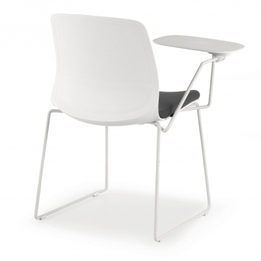 silla con pala blanco gris silla con pala de escritura tela sin brazos 7
