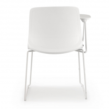 silla con pala blanco gris silla con pala de escritura tela sin brazos 8