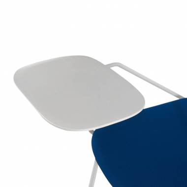 silla con pala blanco azul silla con pala de escritura tela sin brazos 7