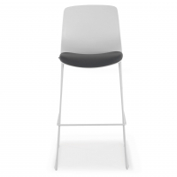 Taburete de Oficina Swing, Diseño elegante, Patas metálicas