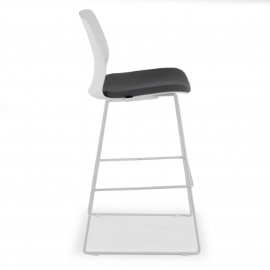taburete de oficina gris taburete de oficina tela sin brazos 4