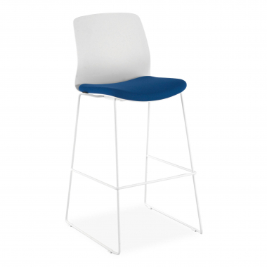 taburete de oficina azul taburete de oficina tela sin brazos 1