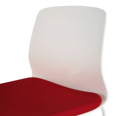 taburete de oficina rojo taburete de oficina tela sin brazos 6