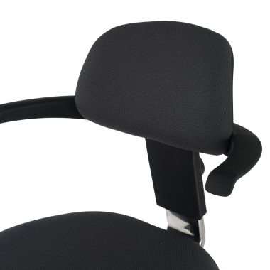 taburete ergonomico negro erghos tela sin brazos 7