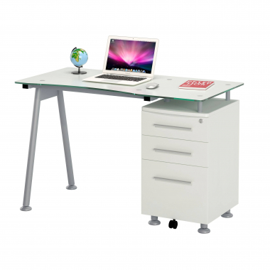 mesa de escritorio blanco strong 10