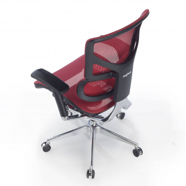 silla ergonomica rojo next2 sin reposacabezas malla brazos regulables 4d doble soporte lumbar 8