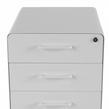 cajonera de escritorio blanco zole 6