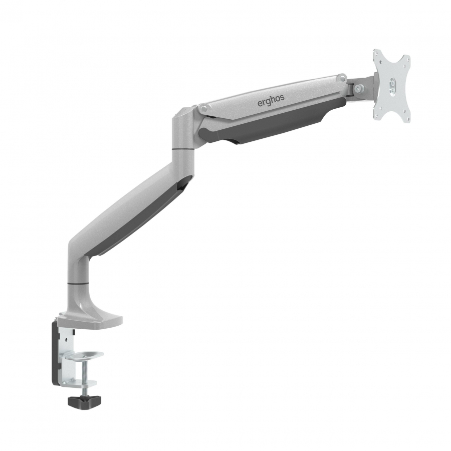 Soporte monitor Erghos, brazo monitor individual, aluminio