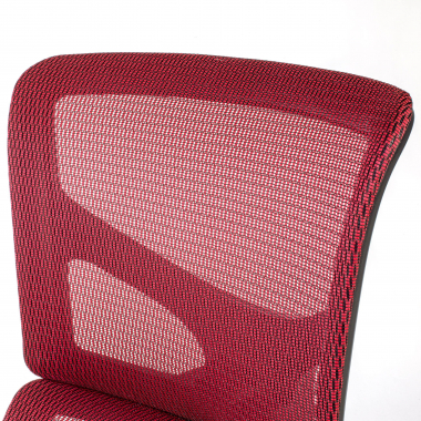 silla ergonomica rojo next1 sin reposacabezas malla brazos regulables 4d doble soporte lumbar 8