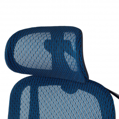 silla ergonomica azul locktech malla brazos regulables 1d soporte lumbar reposacabezas 7