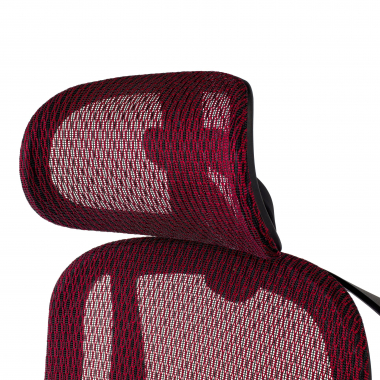 silla ergonomica rojo locktech malla brazos regulables 1d soporte lumbar reposacabezas 7