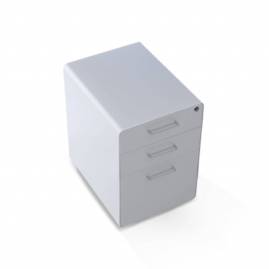 cajonera de escritorio blanco gris zole 8