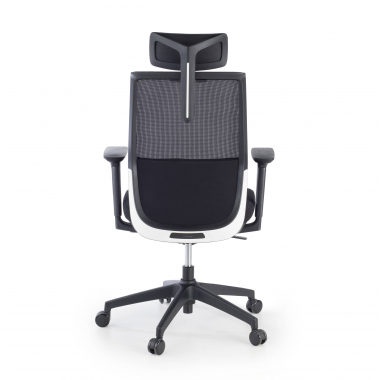 silla de oficina negro red con reposacabezas malla brazos regulables 3d reposacabezas 8