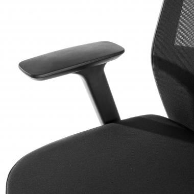 silla de oficina negro red con reposacabezas malla brazos regulables 3d reposacabezas 5