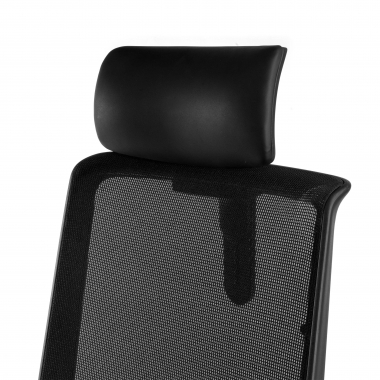 silla de oficina negro red con reposacabezas malla brazos regulables 3d reposacabezas 6