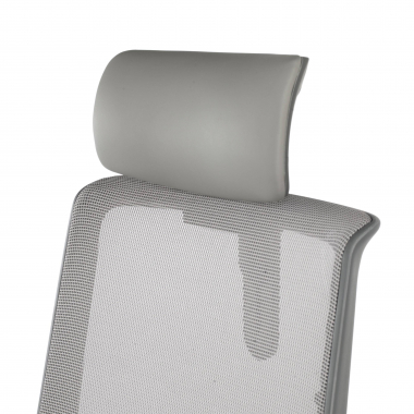 silla de oficina gris red con reposacabezas malla brazos regulables 3d reposacabezas 6