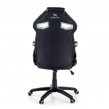 silla gaming blanco ecopiel piel sintetica brazos fijos 6