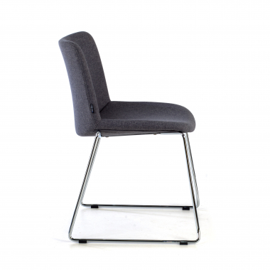 silla confidente negro sin brazos tela brazos fijos 4