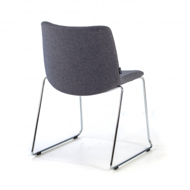 silla confidente negro sin brazos tela brazos fijos 6