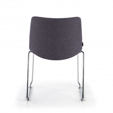 silla confidente negro sin brazos tela brazos fijos 8