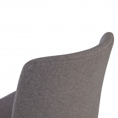 silla confidente gris sin brazos tela brazos fijos 8
