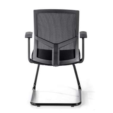 silla confidente negro silla confidente malla brazos fijos 7