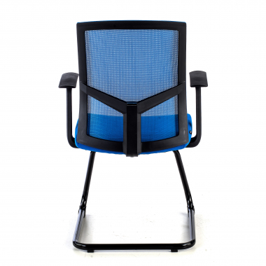 silla confidente azul silla confidente malla brazos fijos 7