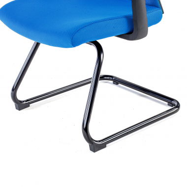 silla confidente azul silla confidente malla brazos fijos 9