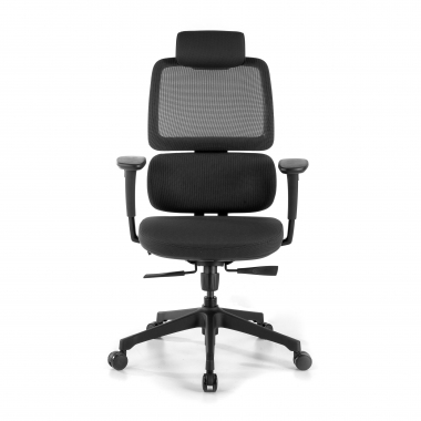 silla ergonomica negro bjorg malla brazos regulables 3d soporte lumbar reposacabezas 3