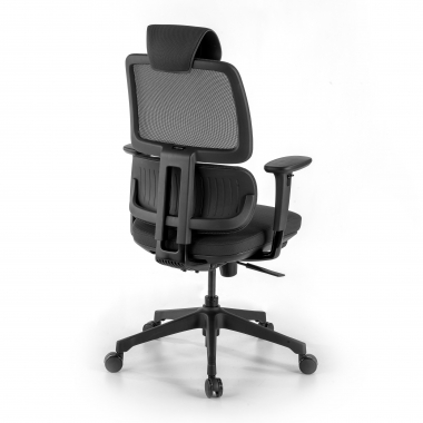 silla ergonomica negro bjorg malla brazos regulables 3d soporte lumbar reposacabezas 6