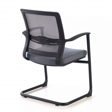 silla confidente gris alpha malla brazos fijos 6