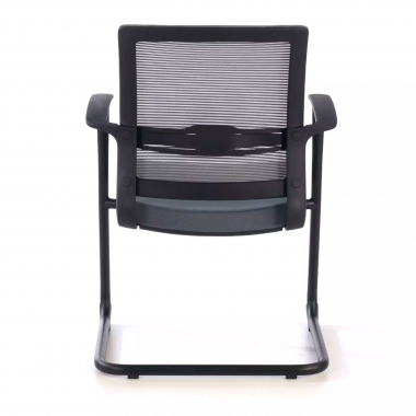 silla confidente gris alpha malla brazos fijos 7