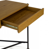 Mesa de Ordenador Calypso de madera y patas de acero