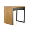 Mesa de escritorio extensible Flex 80-148cm madera natural